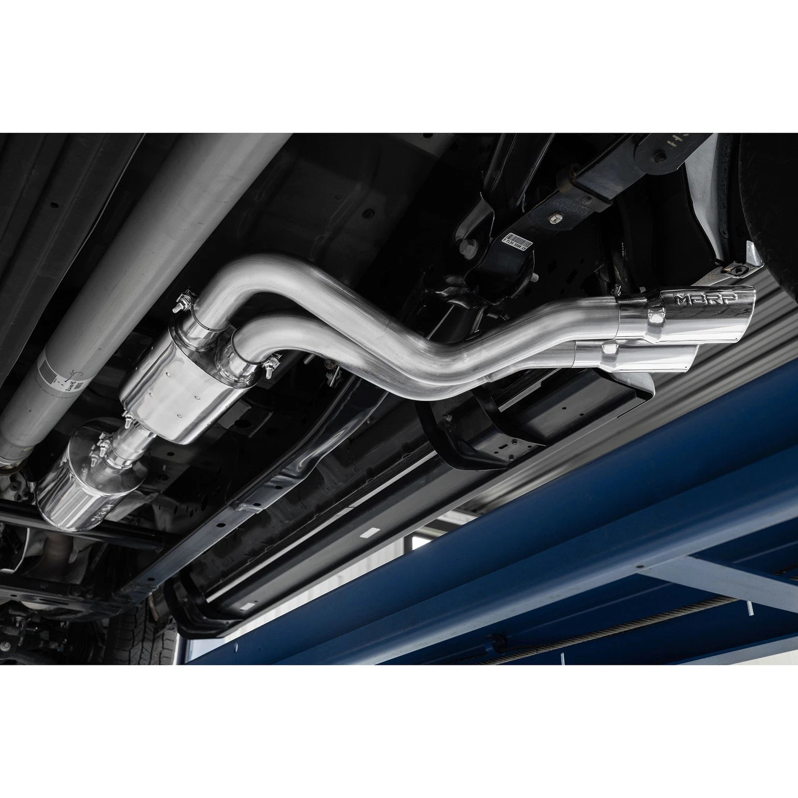 MBRP 3in Cat-Back Pre-Axle Dual Outlet Exhaust w/ 4in OD Tips | Ford F150 (15-20) (S5262AL)