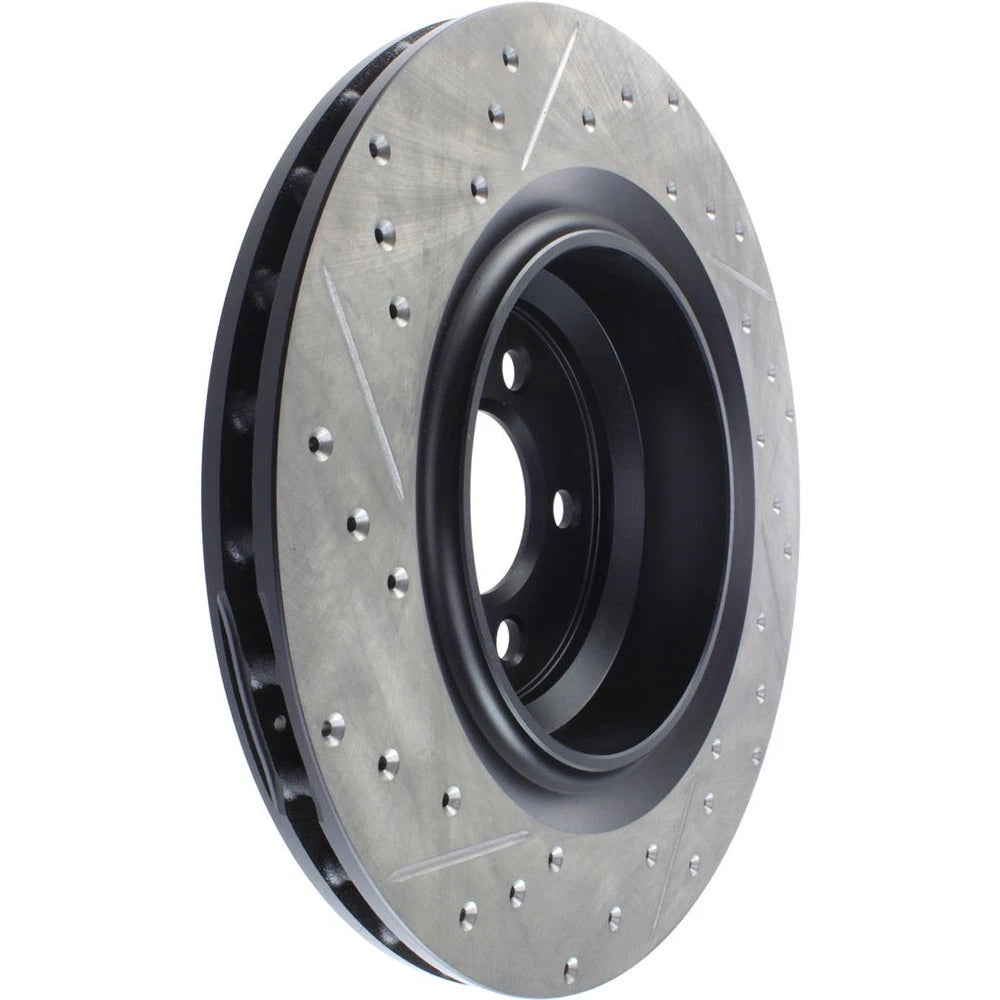 StopTech 127.63064L Rear Left Drilled Disc Brake Rotor for 2008-2019 Challenger