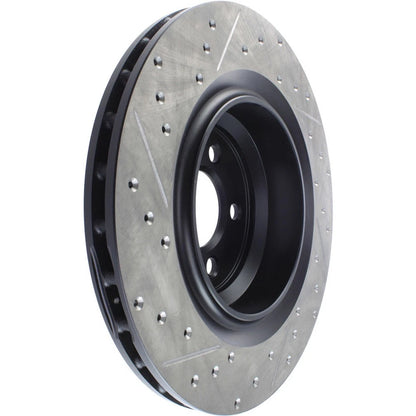 StopTech 127.63064L Rear Left Drilled Disc Brake Rotor for 2008-2019 Challenger