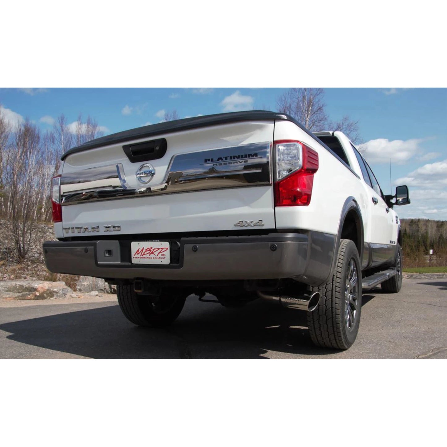 MBRP 4in Alum Filter Back Single Side Exhaust | Titan XD 20-26 (S6400AL)