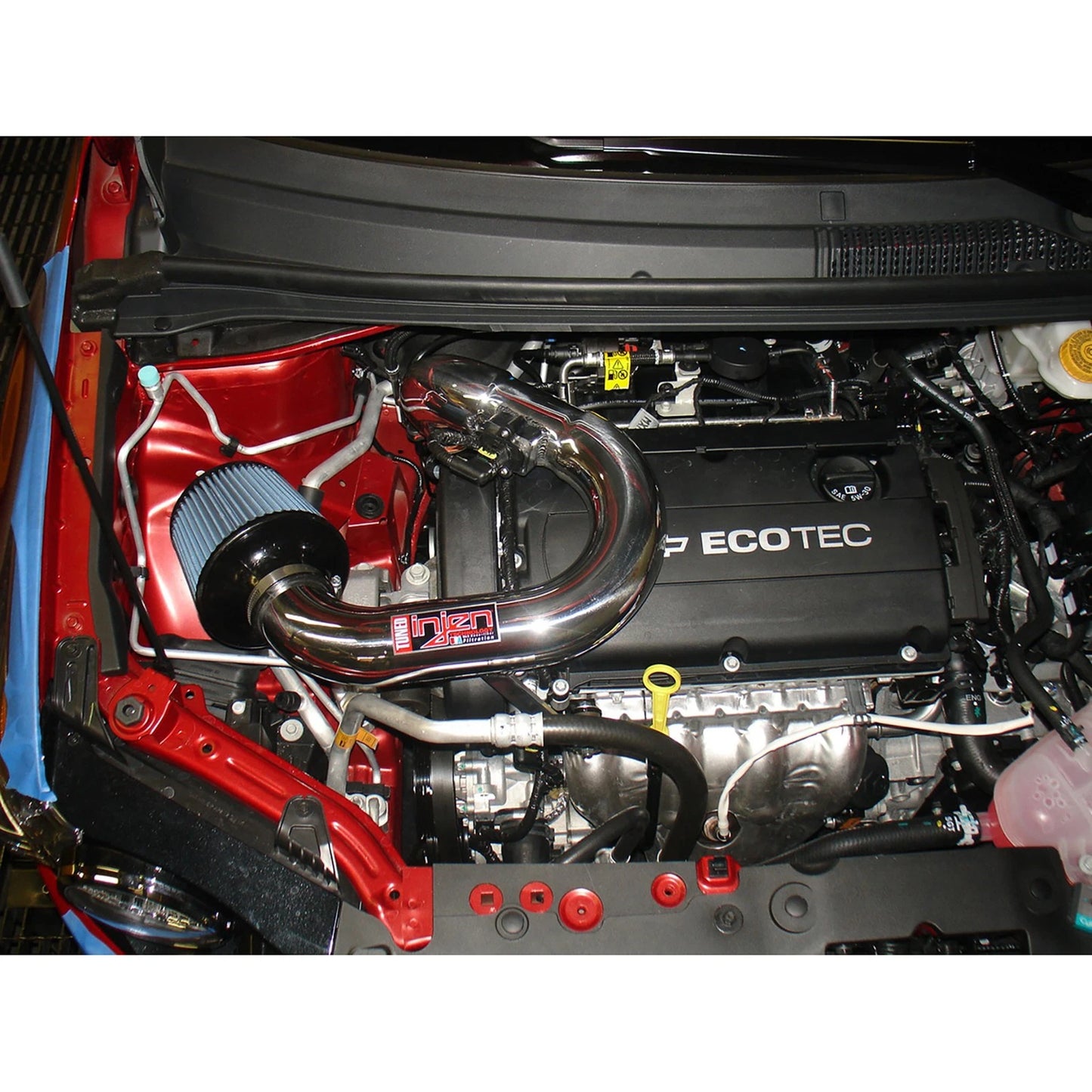 Injen 12-18 Chevrolet Sonic 1.8L 4cyl Black Short Ram Cold Air Intake w/ MR Technology | Chevrolet Sonic / Cruze (09-18 / 12-21) (SP7035BLK)