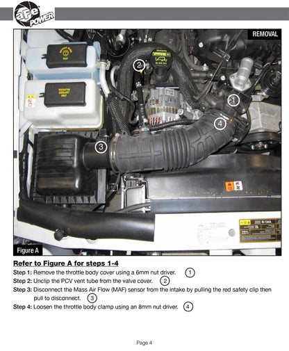 aFe Full Metal Power Stage-2 Cold Air Intake | Ford Ranger V6 4.0L (04-11) (F2-03013)