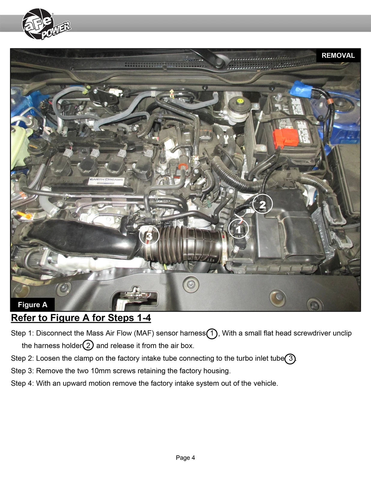 aFe Stage-2 Pro 5R Intake 7" Filter | Honda Civic I4 1.5L (16-19) (56-10008R)