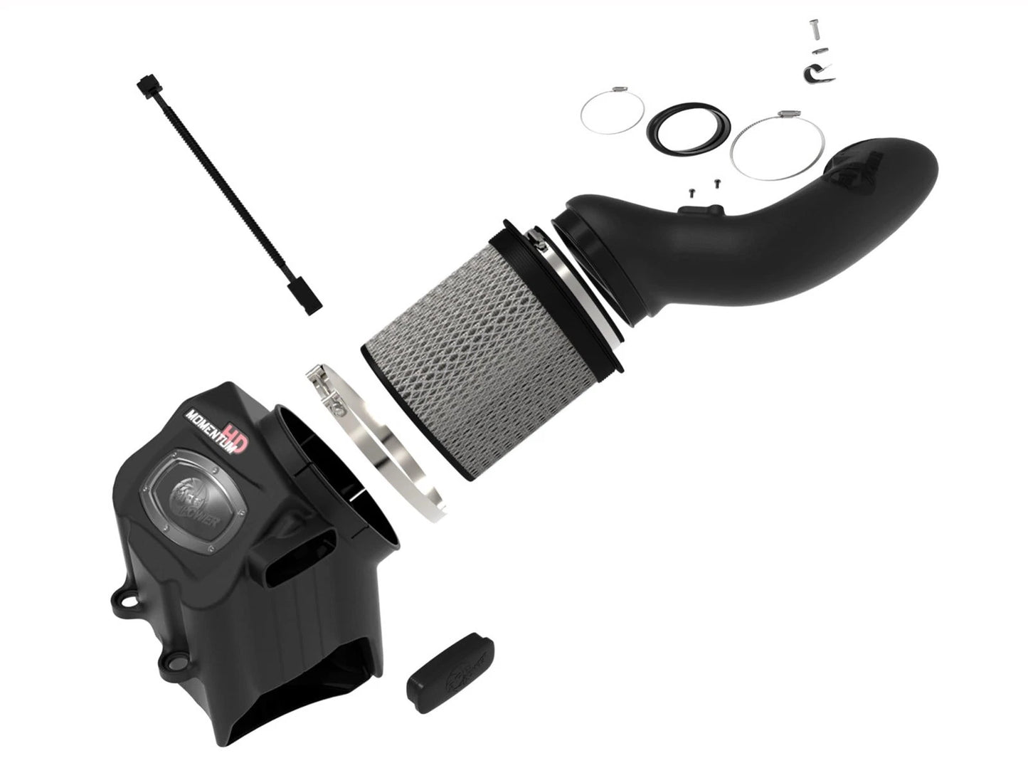 aFe Momentum HD Cold Air Intake System w/ Pro DRY S Filter | Ford Diesel Trucks V8 6.7L (51-73006)