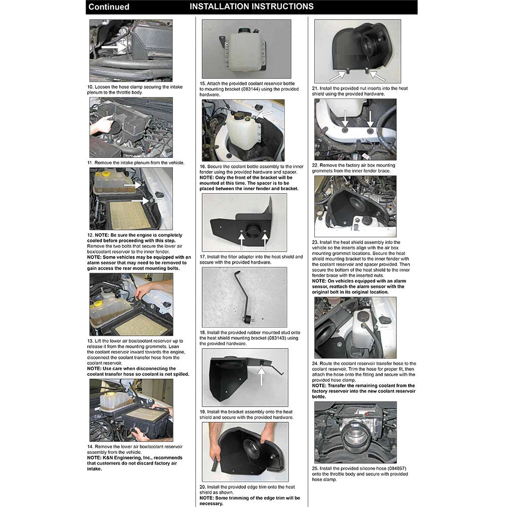 K&N 10-12 Ford F150 SVT Raptor 6.2L V8 High Flow Performance Intake Kit | Ford F150 (10-12) (77-2579KTK)