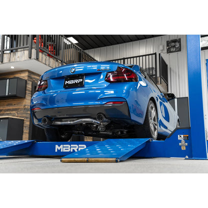 MBRP 3-In Armor Pro Street Dual Rear Exit Axle-Back | BMW M240i (S45003CF)