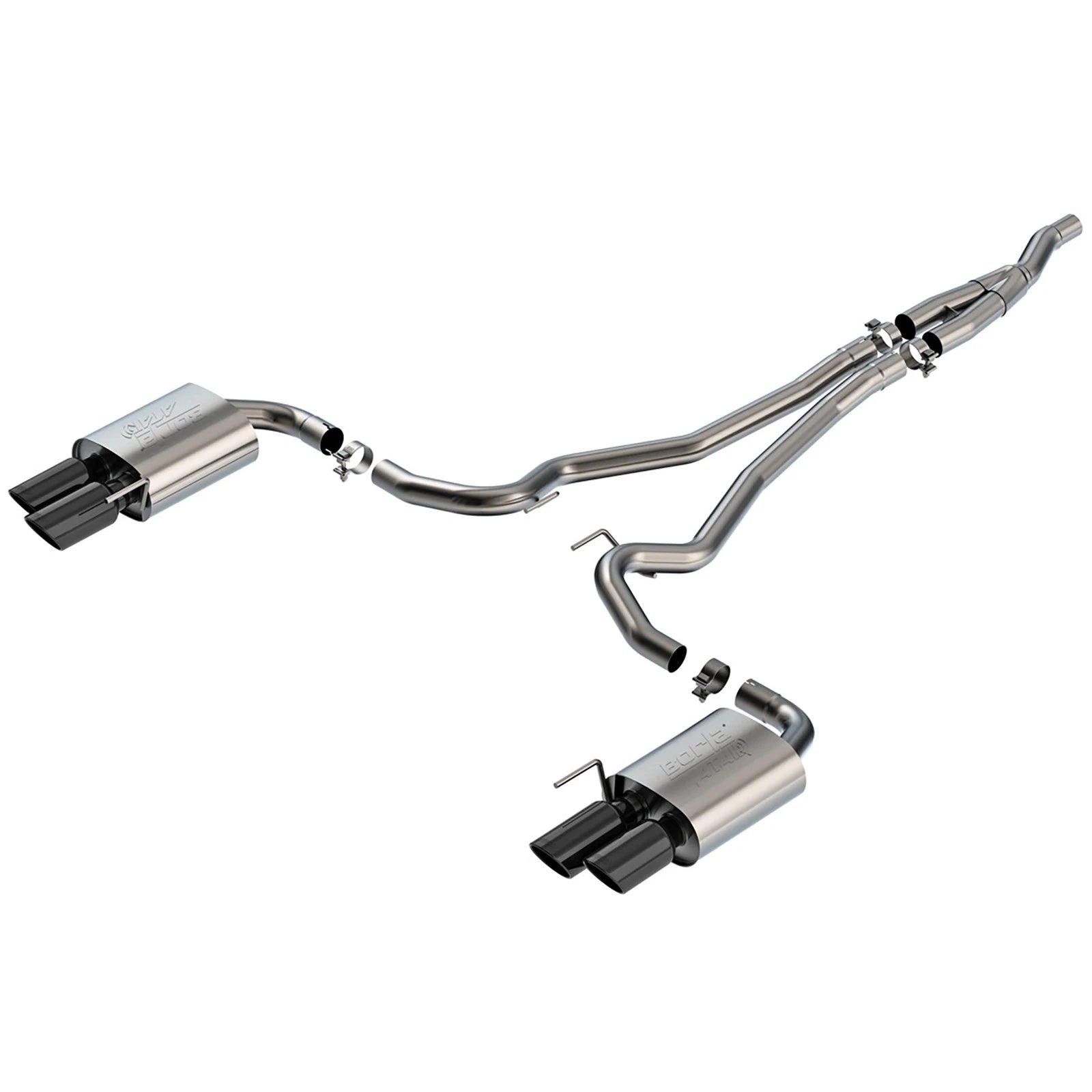 Borla 2.3L EcoBoost ATAK Catback Exhaust | Ford Mustang (24) Non-Active (140982BC)