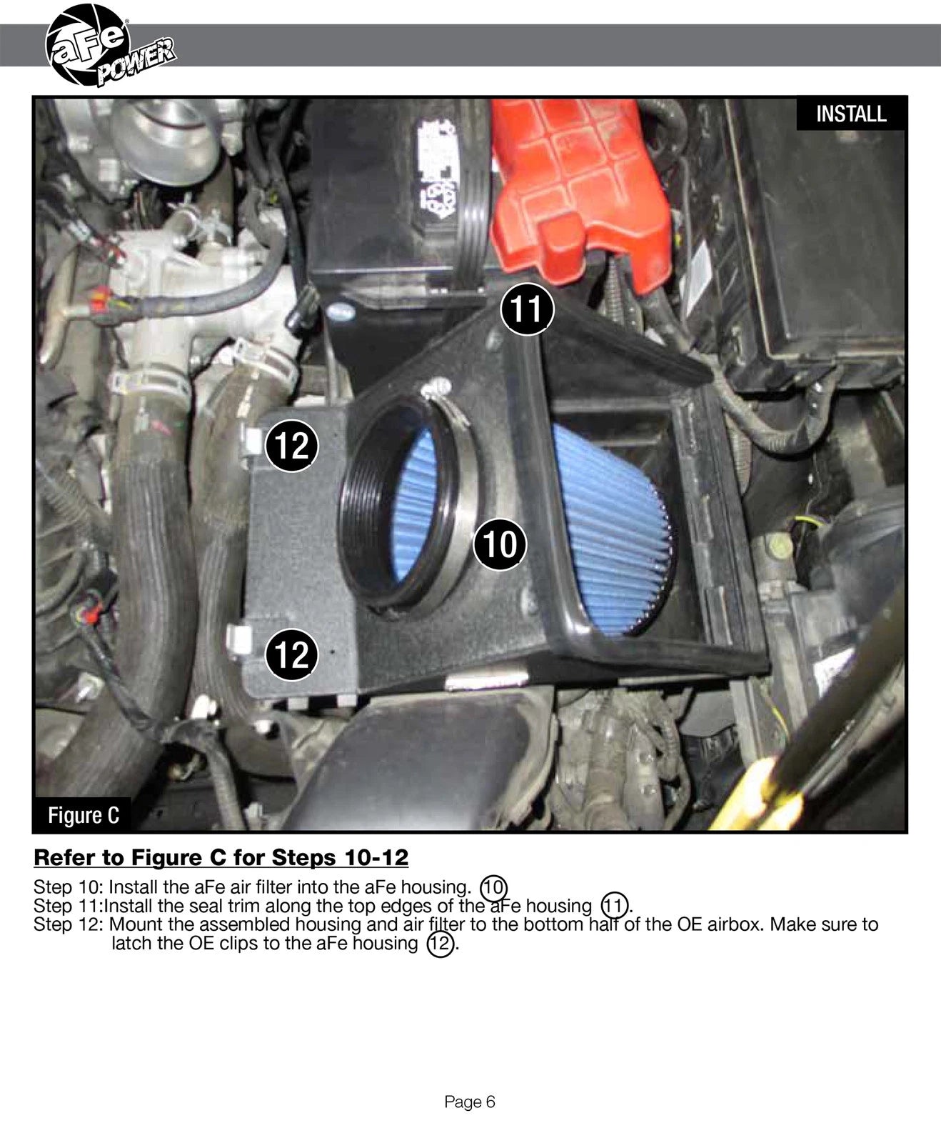 aFe 09-14 Ford Edge V6 3.5L Magnum FORCE Stage-2 Pro 5R Cold Air Intake (54-12842)