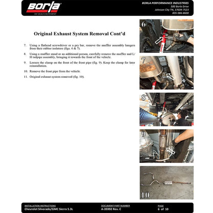 Borla Cat-Back Exhaust System - Touring | Multiple Fitments (140780)