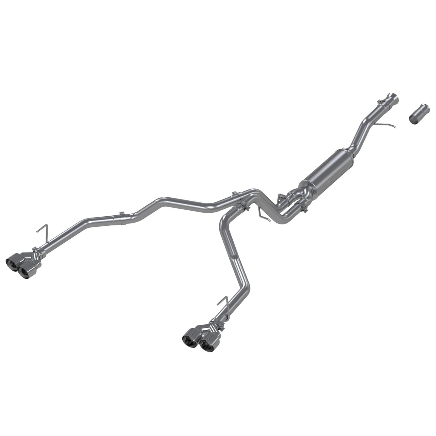 MBRP 3in Dual Split Cat-Back Exhaust w/ Quad Tips | Chevrolet Tahoe / GMC Yukon (21+) (S5057AL)