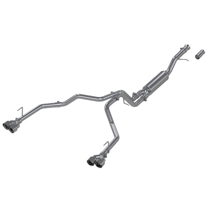 MBRP 3in Dual Split Cat-Back Exhaust w/ Quad Tips | Chevrolet Tahoe / GMC Yukon (21+) (S5057AL)