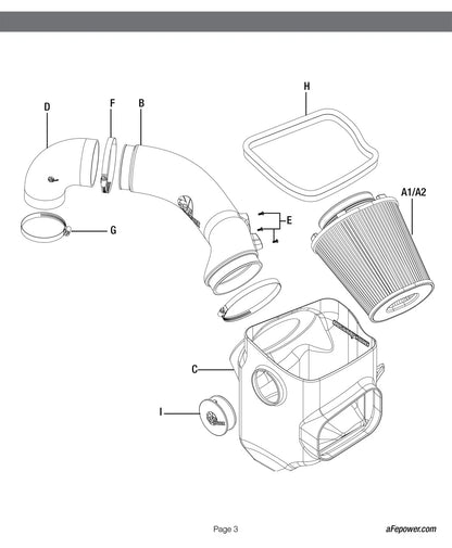 aFe Magnum Force Stage-2 Pro 5R Cold Air Intake | Nissan Titan XD V8-5.0L (16-19) (54-13026R)