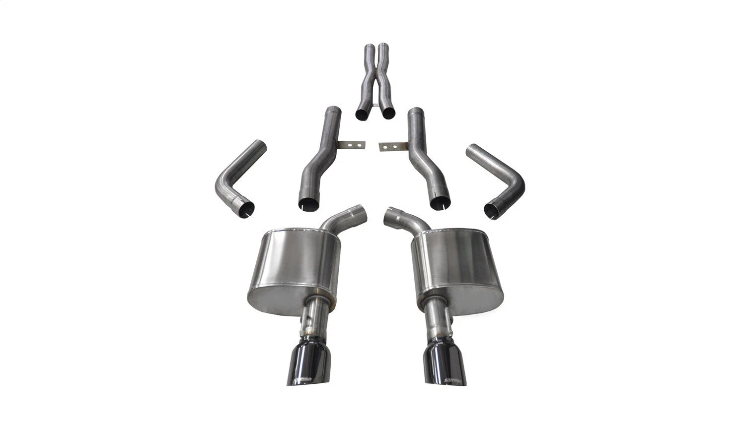 CORSA Xtreme / 2.75 in Cat-Back Single 4.5 in Tips | 2015-23 Charger 6.4L 6.2L (14996)