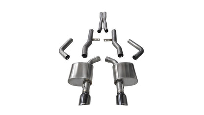CORSA Xtreme / 2.75 in Cat-Back Single 4.5 in Tips | 2015-23 Charger 6.4L 6.2L (14996)