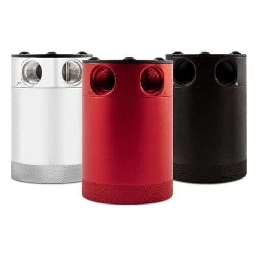 Mishimoto Mishimoto Compact Baffled Oil Catch Can (MMBCC-CBTHR-RD)