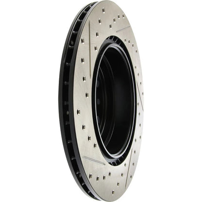 Stoptech Slotted And Drilled Rear Brake Rotor | 2006 BMW 330 and 2007-2009 BMW 335 (127.34080L)