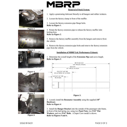 MBRP 3in Cat-Back Pre-Axle Dual Outlet Exhaust w/ 4in OD Tips | Ford F150 (15-20) (S5262AL)