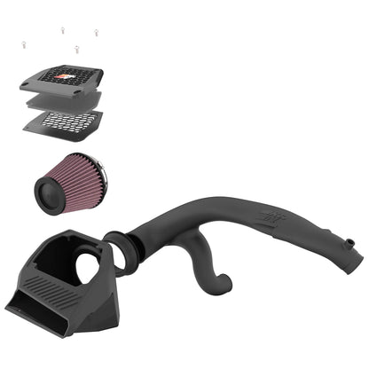 K&N 63-2625 Performance High Flow Cold Air Intake for 2023-25 Bronco Raptor 3.0L
