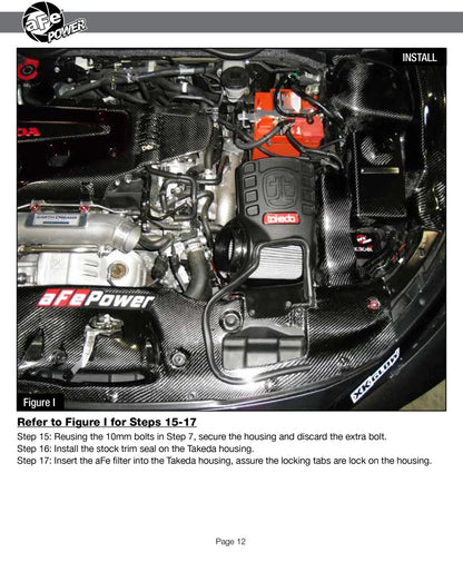 aFe Momentum GT Pro 5R Cold Air Intake | Honda Civic Type R L4-2.0L (17) (TM-1025B-R)