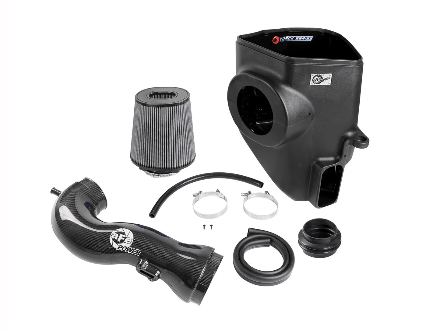 aFe Track Series Carbon Fiber Cold Air Intake w/ Pro Dry S Filter | GM Trucks 5.3L/6.2L (19-21) (57-10015D)