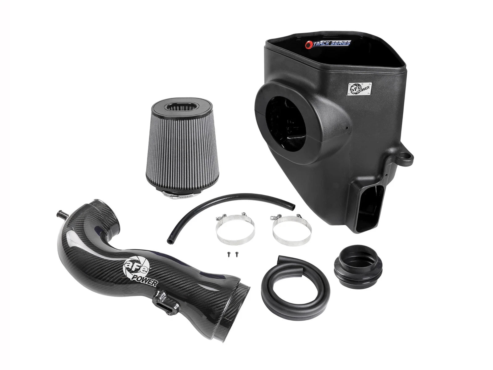 aFe Track Series Carbon Fiber Cold Air Intake w/ Pro Dry S Filter | GM Trucks 5.3L/6.2L (19-21) (57-10015D)