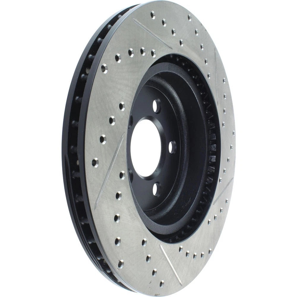 StopTech 127.63061R Front Right Drilled Slotted Brake Rotor for 2006-19 Charger