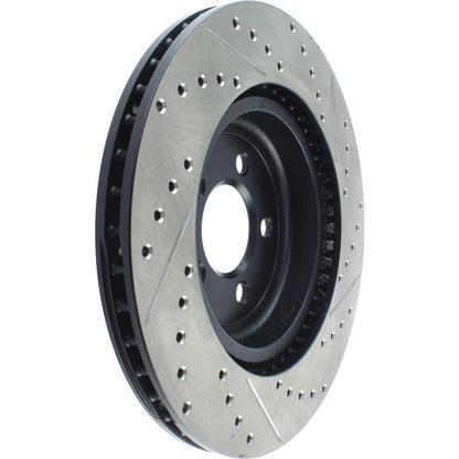 StopTech 127.63061R Front Right Drilled Slotted Brake Rotor for 2006-19 Charger