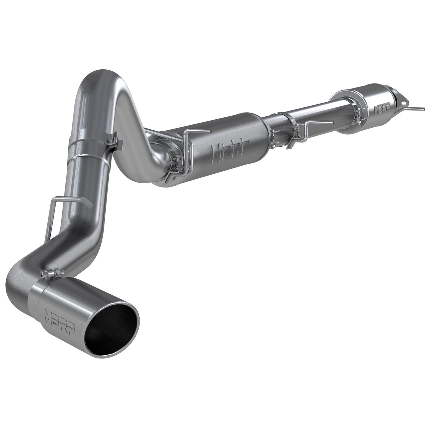 MBRP 4in. F&R D&S Aluminum Street Exhaust | Chevy 2500/3500 HD Silverado/Sierra (S5093AL)