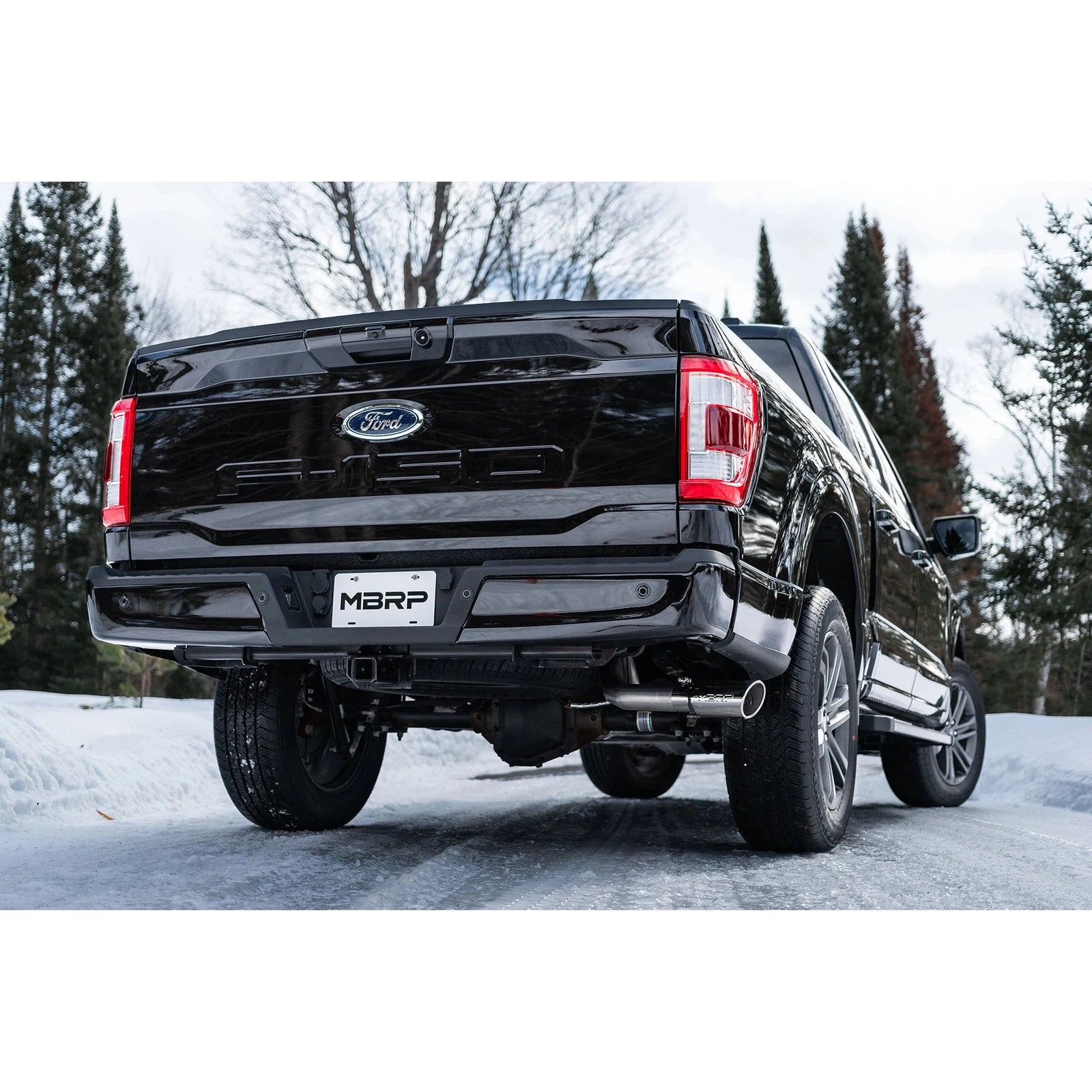 MBRP 3in T304 Single Side Catback Exhaust | Ford F-150 2021+ 2.7L/3.5L Ecoboost / 5.0L (S5211304)