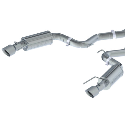 MBRP T409 Stainless Steel 3" Cat-Back - Dual Split Exit | 2015-2024 Ford Mustang EcoBoost (S7274409)