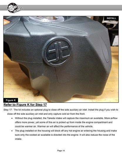 aFe 22-23 Hyundai Kona N 2.0L(t) Takeda Momentum Cold Air Intake w/ Pro DRY S Filter (56-70058D)