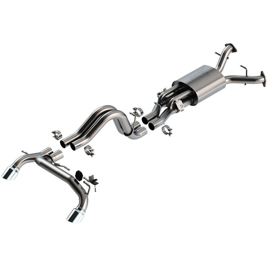 Borla 2.75in ATAK Catback Exhaust | Ford Bronco Raptor V6 Turbo (22-24) w/ Chrome Tips (140934)