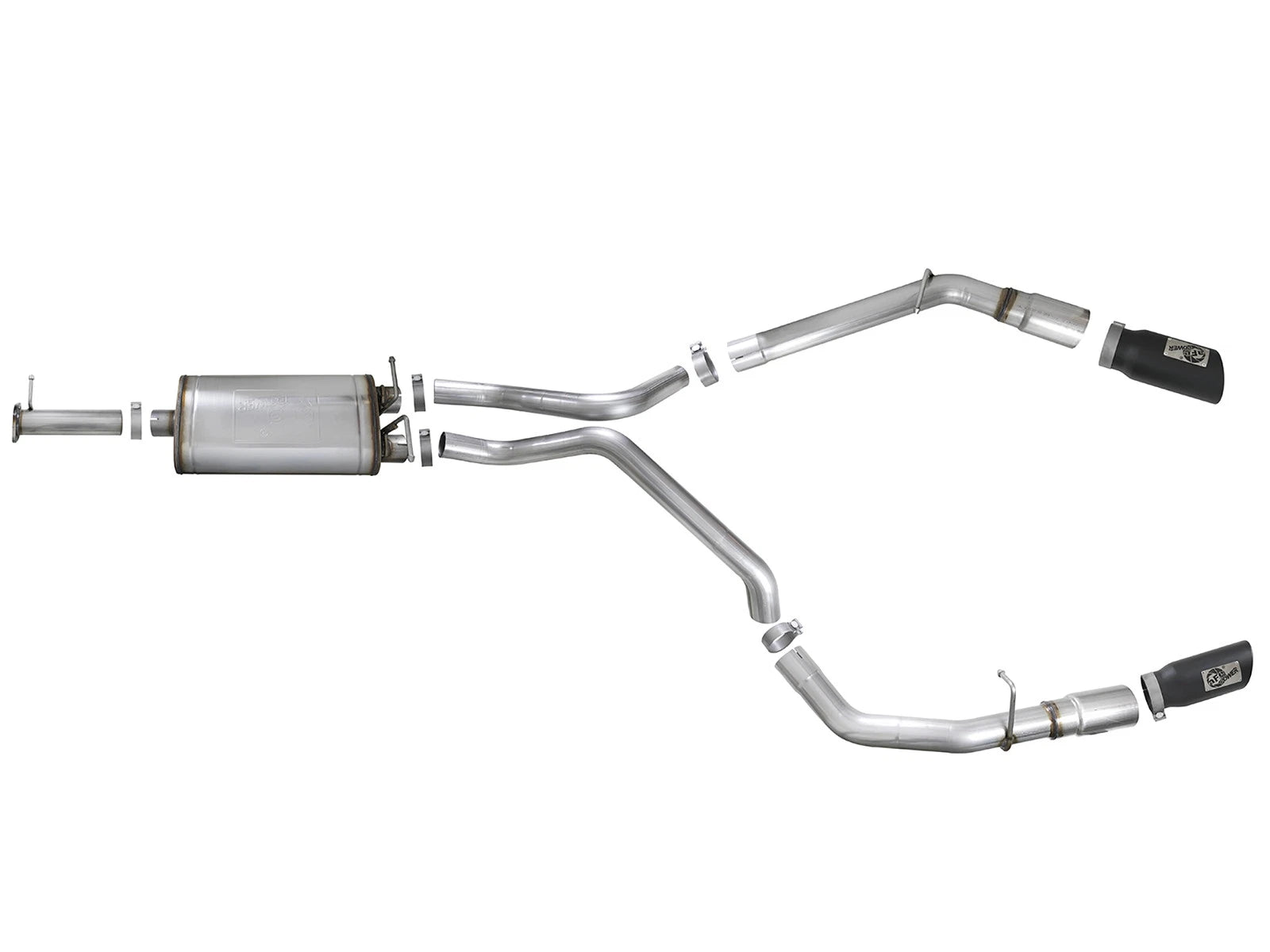 aFe 3in SS Cat-Back Exhaust w/ Dual Tips | RAM 1500 V8-5.7L (19) (49-42059-B)