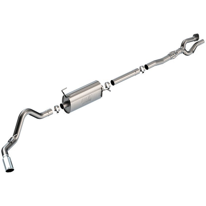 Borla 141017 ATAK Stainless Cat Back Exhaust Kit for 2017-22 F-250 F-350 6.2L V8