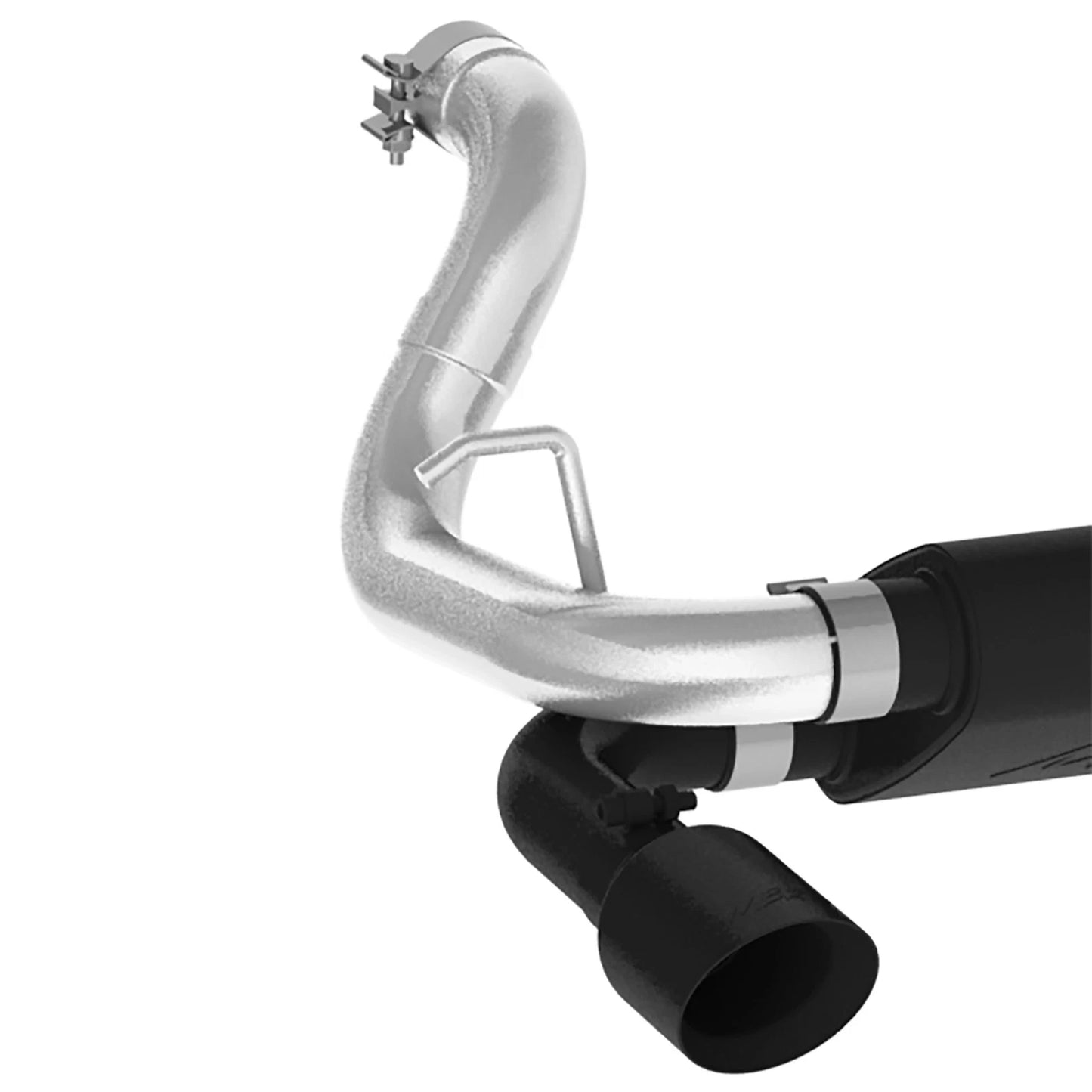 MBRP 2.5in Dual Rear Exit Axle-Back Exhaust System BLK | Jeep Wrangler JL 3.6L V6 (18+) (S5529BLK)