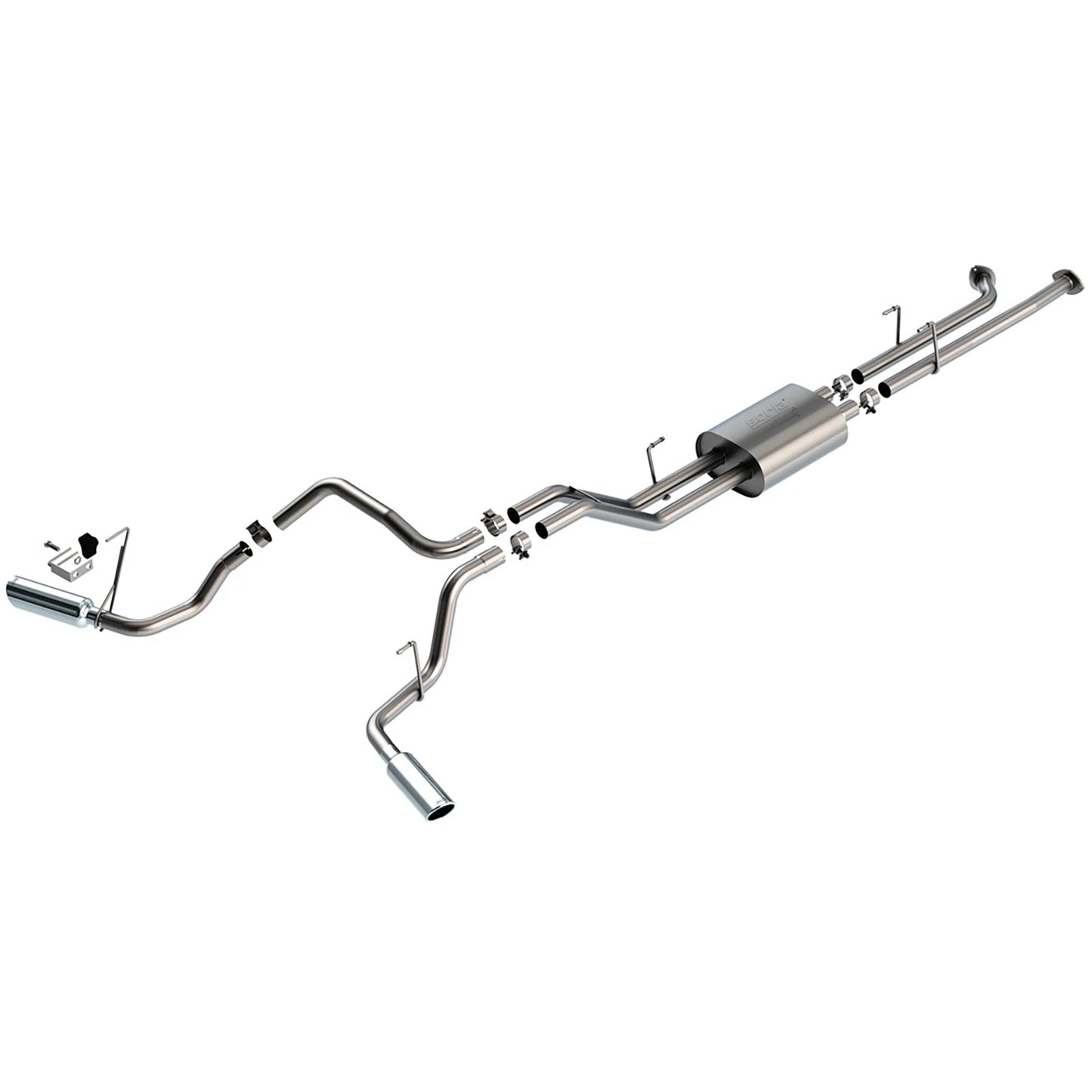 Borla 141022 ATAK Stainless Cat Back Exhaust System Kit for 07-08 Tundra 5.7L V8