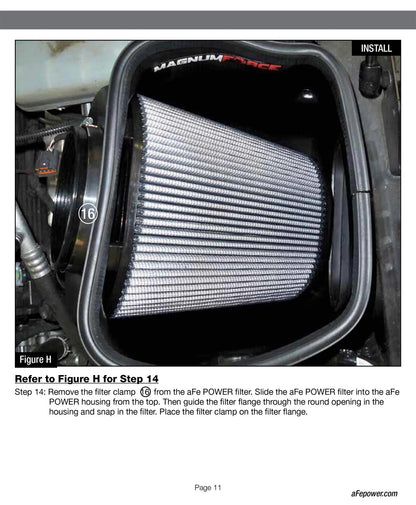 aFe Magnum Force Stage-2 Pro 5R Cold Air Intake | Nissan Titan XD V8-5.0L (16-19) (54-13026R)