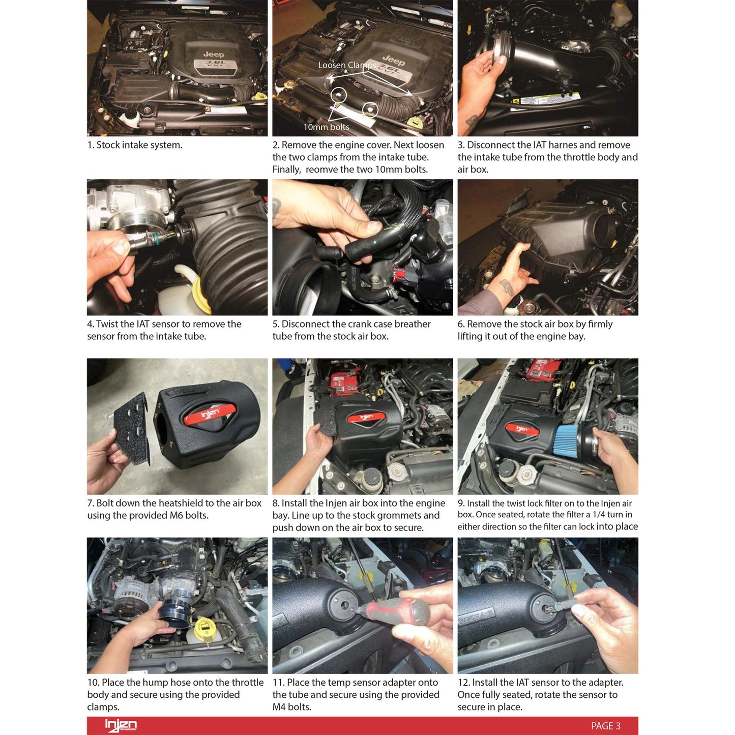 Injen Evolution Cold Air Intake System | Jeep Wrangler JK (07-18) (EVO5009C)