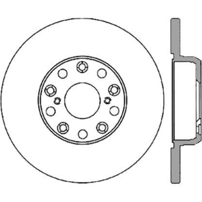StopTech 127.44090L Rear Left Drilled Brake Rotor for 98-05 GS300 / 01-05 IS300