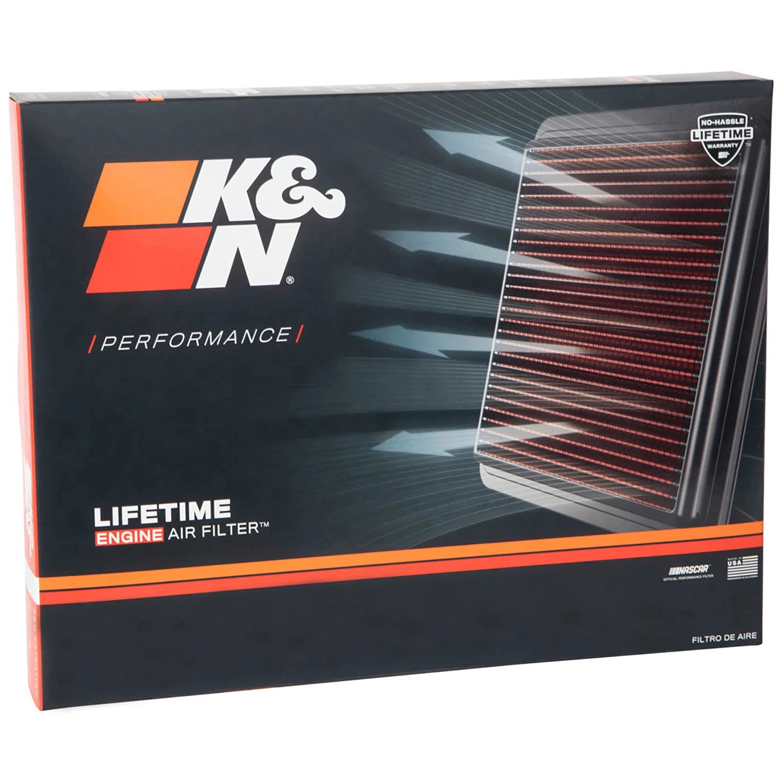 K&N 33-5049 High Flow Performance Air Filter for 2016-22 Malibu / 19-23 XT4 2.0L