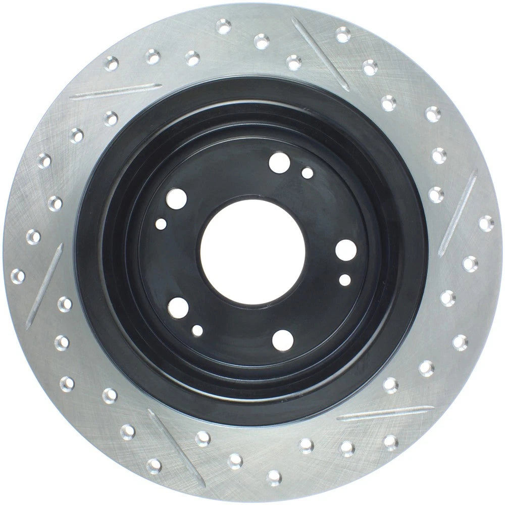 StopTech 127.40068R Rear Right Drilled Brake Rotor for 09-14 TSX / 05-20 Accord