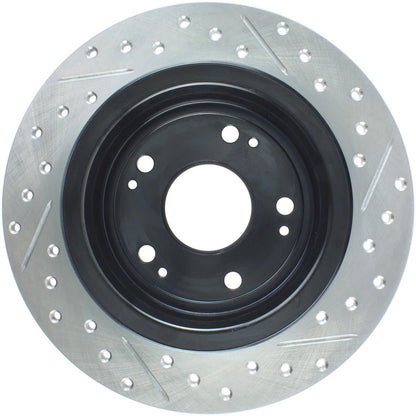 StopTech 127.40068R Rear Right Drilled Brake Rotor for 09-14 TSX / 05-20 Accord