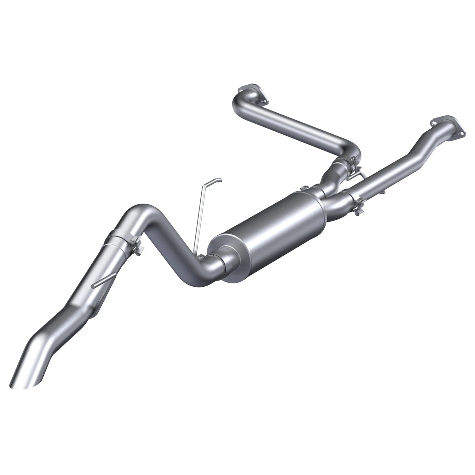 MBRP 3in Tip 3in Cat Back Turndown Exit Street Profile | Nissan Frontier (22-23) 3.8L (S5409304)