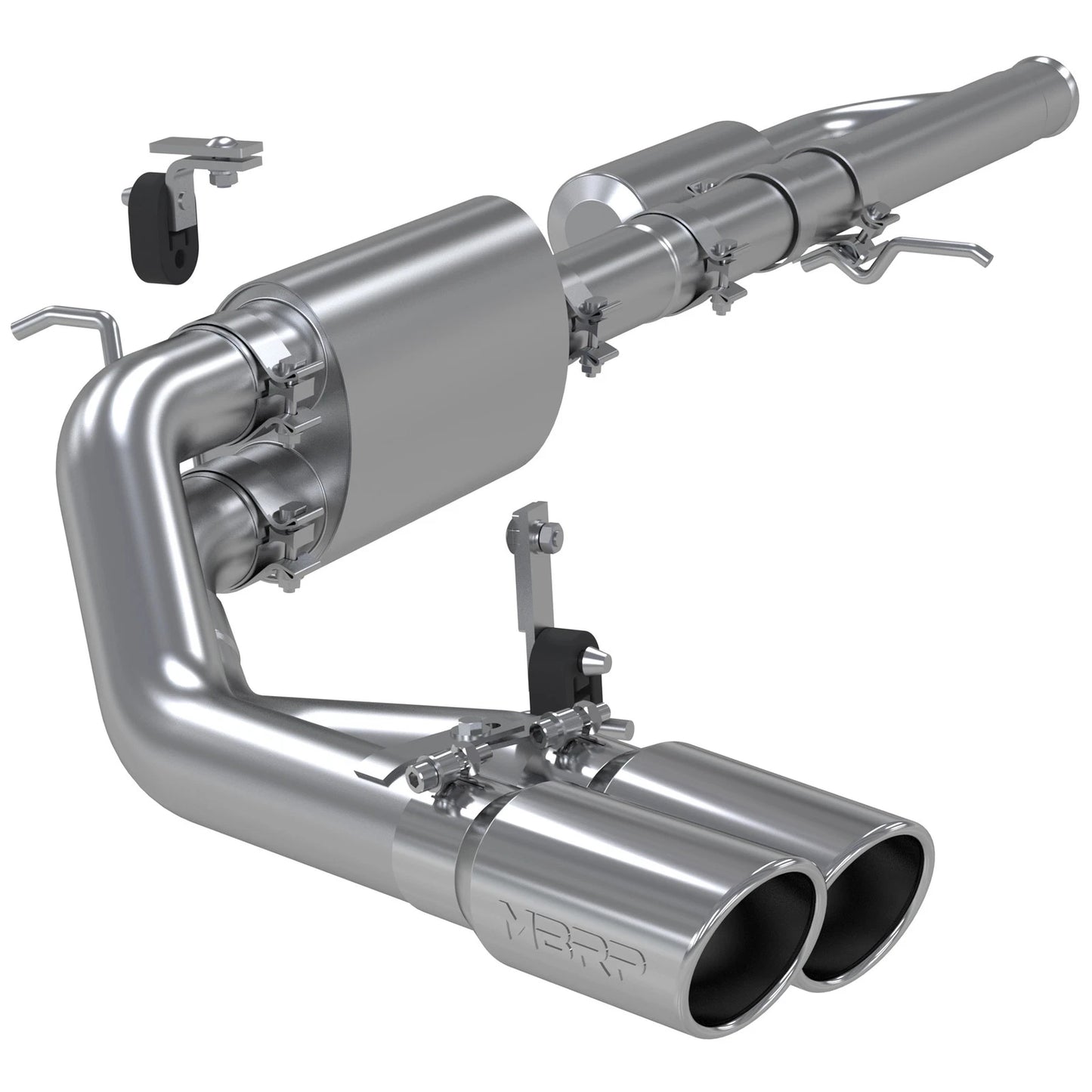MBRP 3in Pre-Axle Dual Outlet Cat Back Exhaust | Chevrolet Silverado 1500 4.3L (09+) (S5081409)