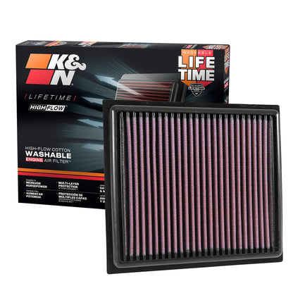 K&N 33-5034 High Flow Performance Air Filter for 2015-2022 ProMaster City 2.4L
