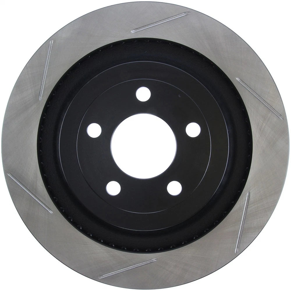 Stoptech BBCs Rear Slotted Brake Rotor | 2015 Ford Mustang GT (126.61109SL)