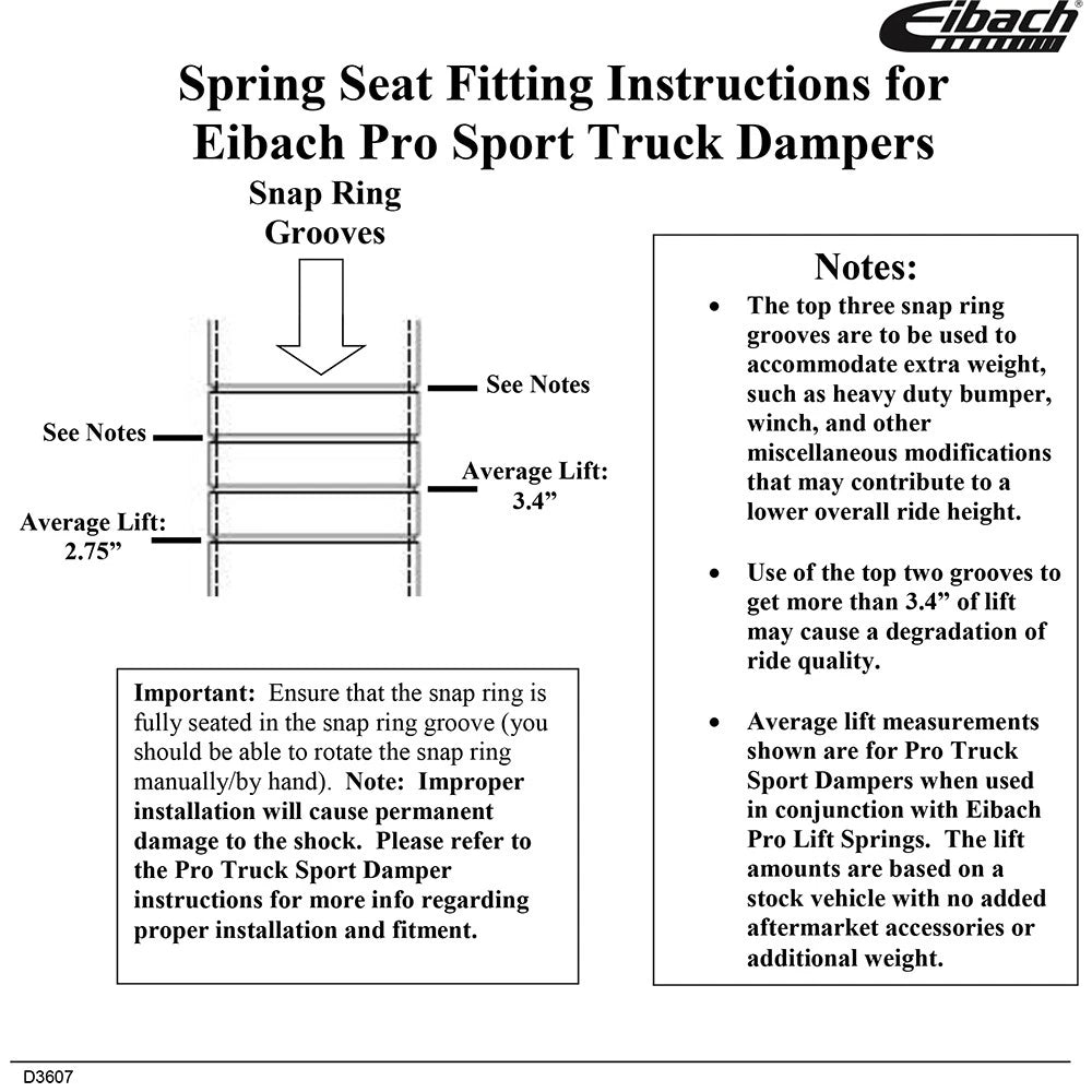 Eibach Front Coil Spring (Pair) for 2023-2024 Toyota 4Runner