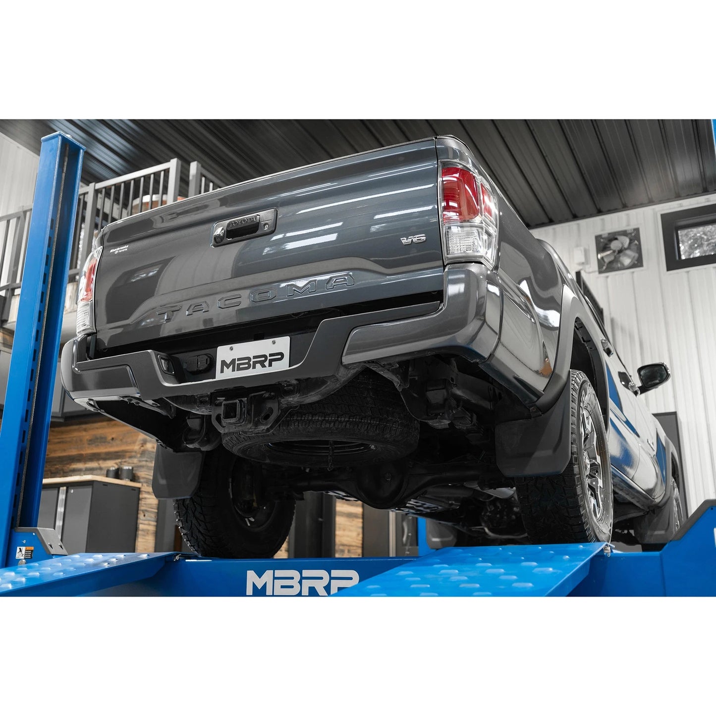 MBRP Armor Plus Cat Back Turn Down Style T409 Exhaust System | Toyota Tacoma 3.5L (16) (S5339409)