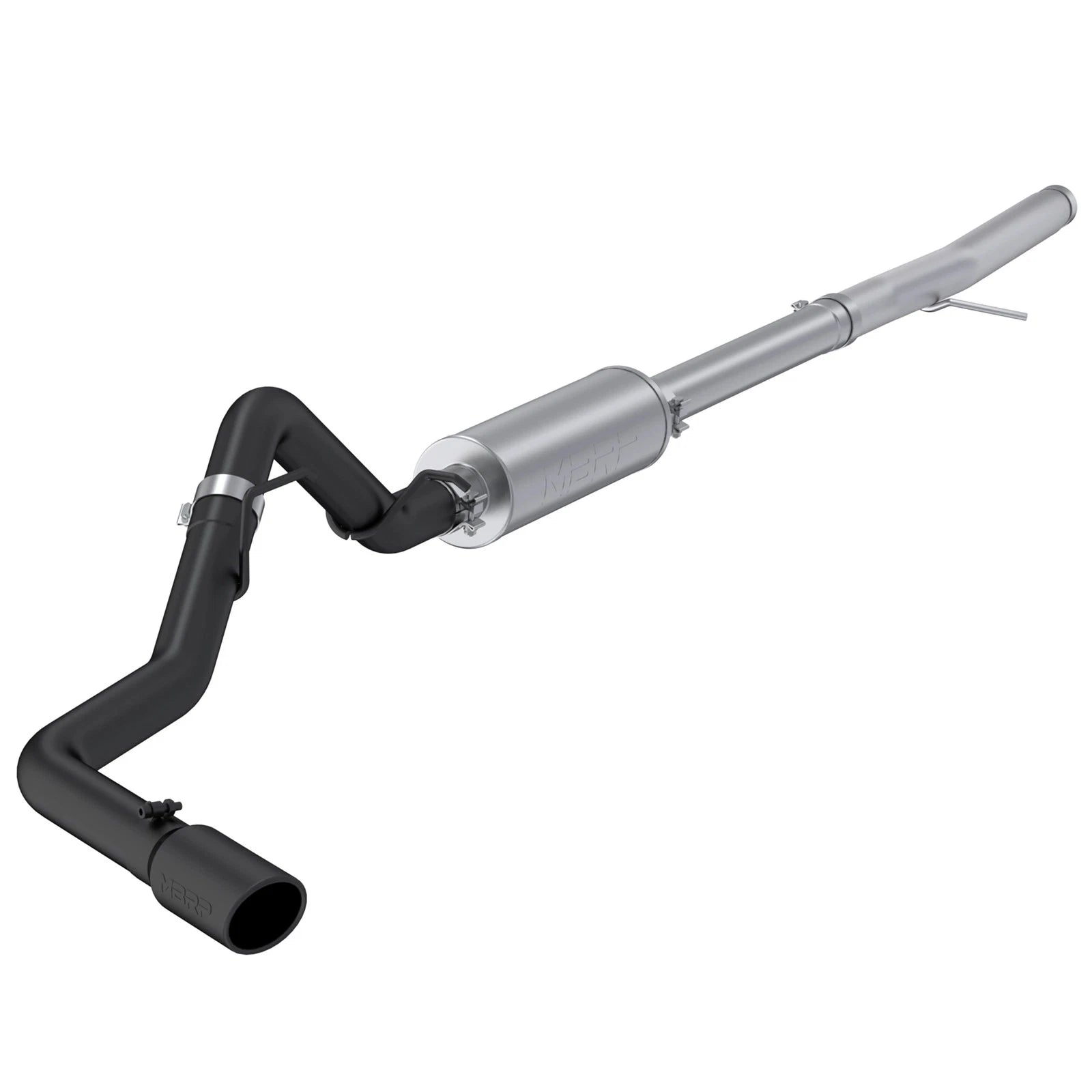 MBRP 3in Black-Coated Aluminum Steel Single Side Outlet Cat Back Exhaust | Ford Ranger (24) (S5269BLK)