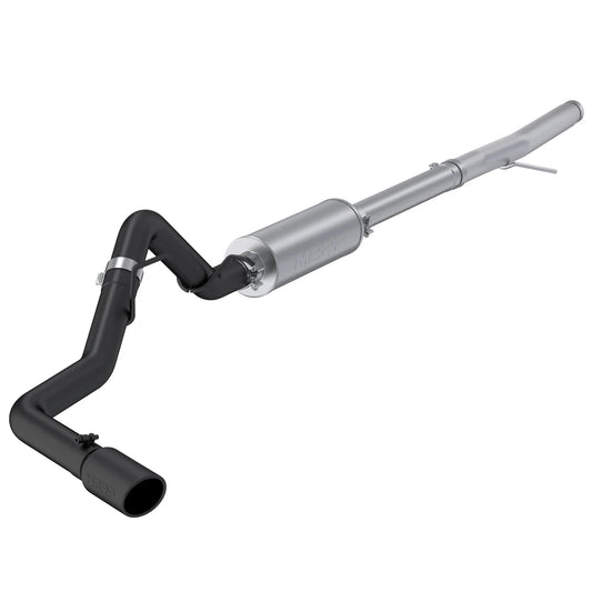 MBRP 3in Black-Coated Aluminum Steel Single Side Outlet Cat Back Exhaust | Ford Ranger (24) (S5269BLK)